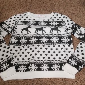 Reindeer Fleece Sweatshirt